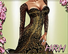 HRH Silk&Lace Black Gown