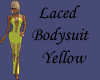 Laced Bodysuit Yellow