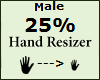 Hand Scaler 25% Male