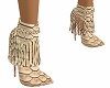 snakeskin  tassel bootee