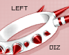 !!D Arm Spike Red L