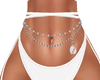 SILV 'ITM' BELLY CHAIN