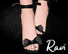 R. Rachel Black Heels