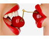*T* Cherry Lips Sticker
