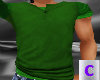 (M) Green Layered Shirt