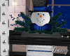 Christmas Blue Snowman