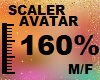 160 % AVATAR SCALER M/F