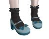Blue Princess Heels