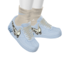 Pale Blue Drip Nikes