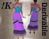 !K!Fantasy Feather  Gown