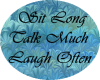 Sit~Talk~Laugh Sticker