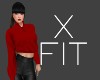 X Fit Fleece Red
