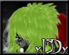 xIDx Green Dotty Hair M