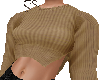 Mocha Latte Crop Sweater