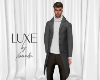 LUXE Men Overcoat Grey2