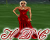 HBC Red Fishtail Dress
