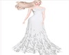 Feather Gown - White