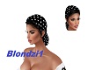 Black Polka Dot headband