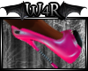 W*Pink pvc heels 