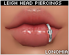 Leigh Silver Lip Ring