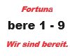 Fortuna/wir sind bereit