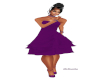 Purple Ruffle dress