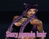 Sexy purple hair