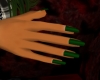 Dark Green Nails *D