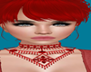 !  SHOWGIRL NECKLACE RED