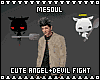 Cute Angel+Devil Fight