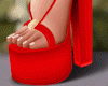 Happy Red Heels