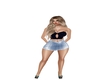 full skirt an navey top