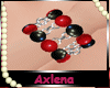 AXL  Black&Red Pearl Set