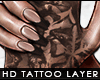 - cartoon tattoo hands -