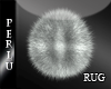 [P]Circular Fur Rug [G]