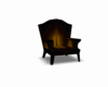 Black and gold chair