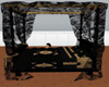 Black Oriental Bed