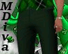 (MDiva)Green Dress Pants