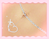 ! diamond belly chain♡