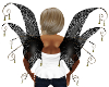 Pixie Wings Black w Gold