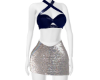 blue&silver outfit