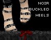 [P] noir buckle heels