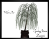 Potted Willow Tree Dark