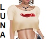 F/ SEXY CROP T-SHIRT