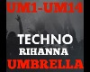 Techno Umbrella Rihanna