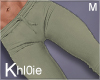 K green track pants M