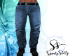 {SS} Straight Jeans Blue