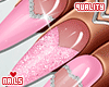 qxs. Pink VDay Nails XL