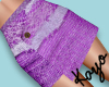 0123 Knit Skirt Purple