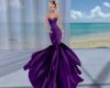 Dark Purple Mermaid Gown